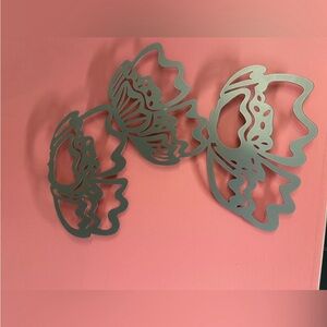 ✨NEW✨ Ikea VÄTTLÖSA Steel Metal Wall Decoration Butterfly 19 ¼ x 23 ½"